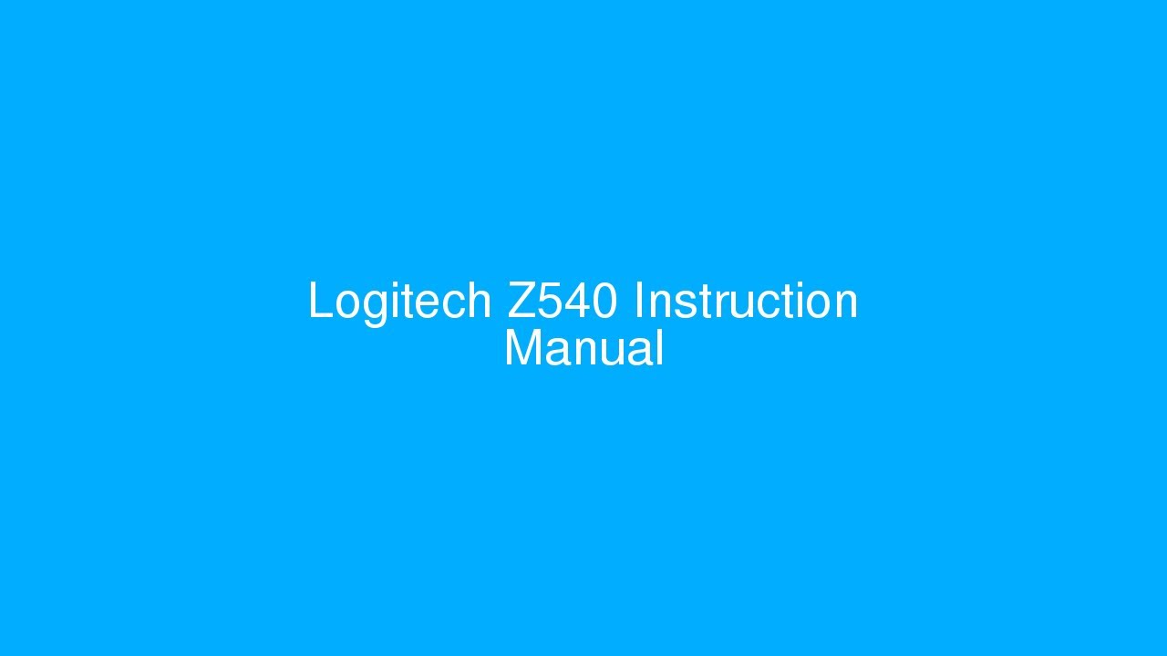 user manual logitech g305